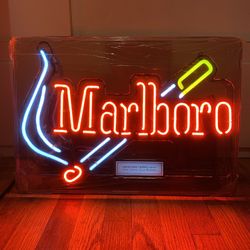 Brand New Neon Marlboro Sign!!! 