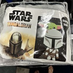 The Mandalorian Blanket Super Soft Star Wars Blanket - Twin/Full Size