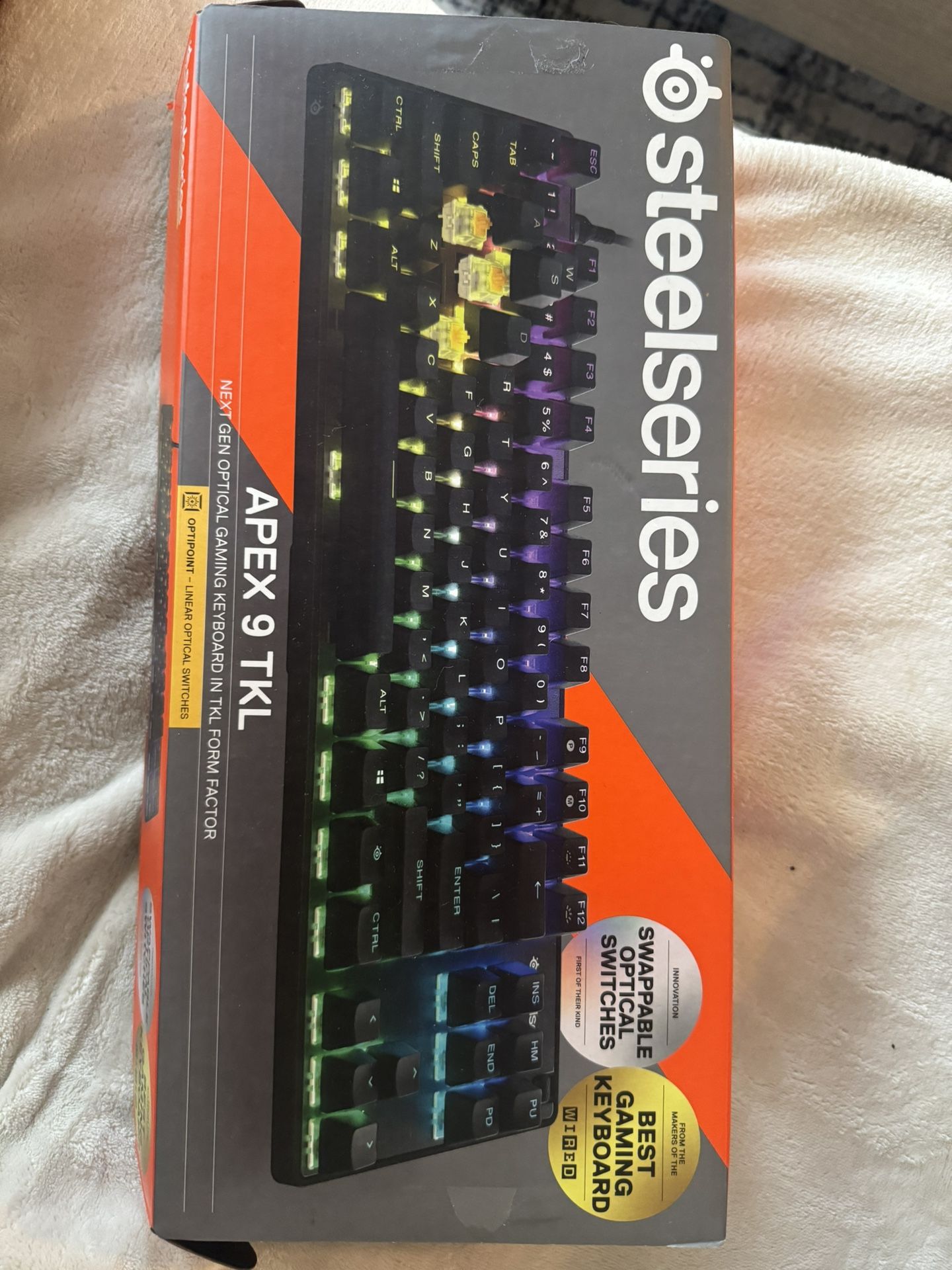 Gaming Keyboard - SteelSeries Apex 9 TKL - Excellent Condition