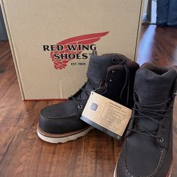 Red Wing Men’s Waterproof Work Boots Size 9.5