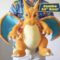 Pokemon Charizard Plush - 24" inch Ultra Soft Plush with Authentic Details New