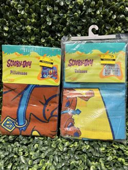 VTG. Scooby-Doo Table Cover Carton Network Party Express Paper  Set 2