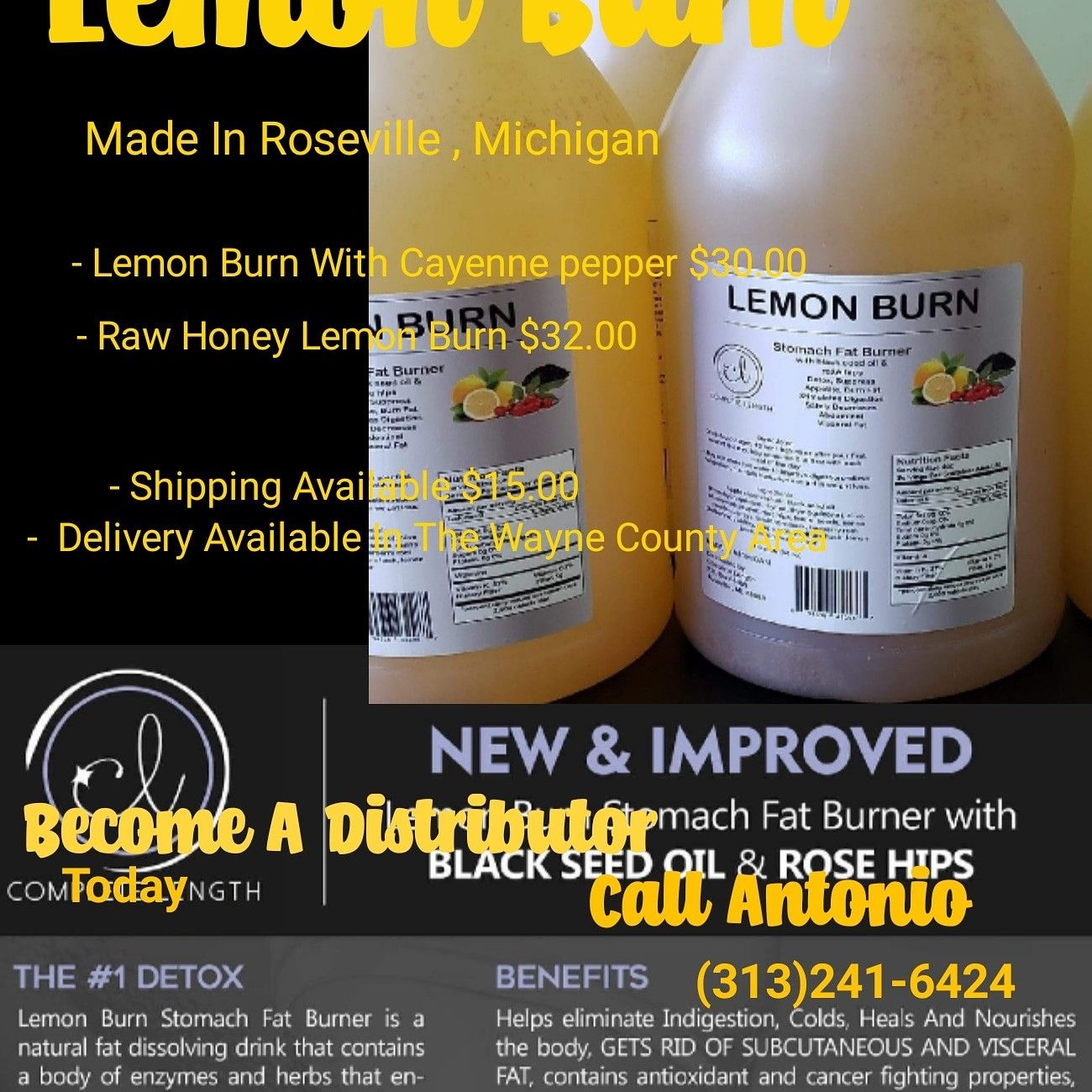 Lemon Burn ( The stomach fat burner) for Sale in Dearborn Heights, MI OfferUp