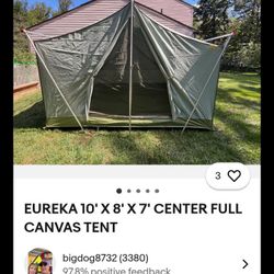 Eureka Cabìn Style Canvas Tent