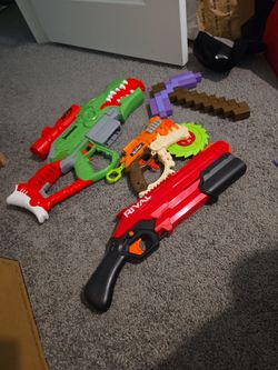 Nerf guns/axe
