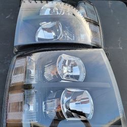 07-13 Chevrolet Silverado Headlights Luces Micas Calaveras Faros Faroles Focos Chevy