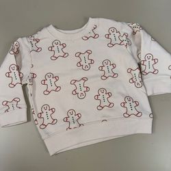 Holiday Time 12M Gingerbread Christmas Sweatshirt