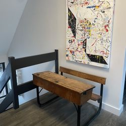 Antique Children’s Dual Desk 