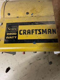 Craftsman generator