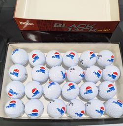 Pepsi logo golf balls
