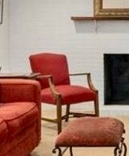 FREE red side chair