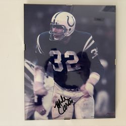 Mike Curtis Colts Autographed Photo
