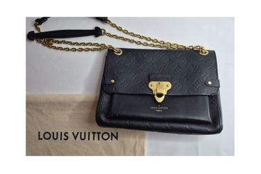 Louis Vuitton Black Monogram Empreinte Leather Vavin PM Bag M44151