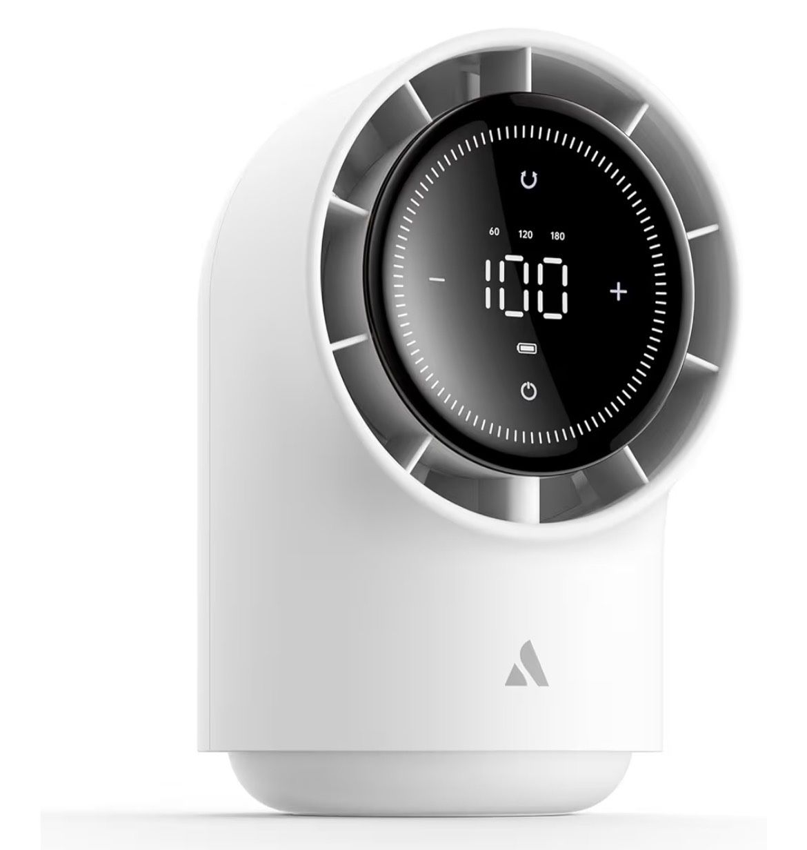 NEW Aecooly Touch Control Desk Fan, 100 Speeds Quiet Bedroom Digital Display 8000mAh 3 Oscillation Angles Battery Powered Small Desktop Table Fan for