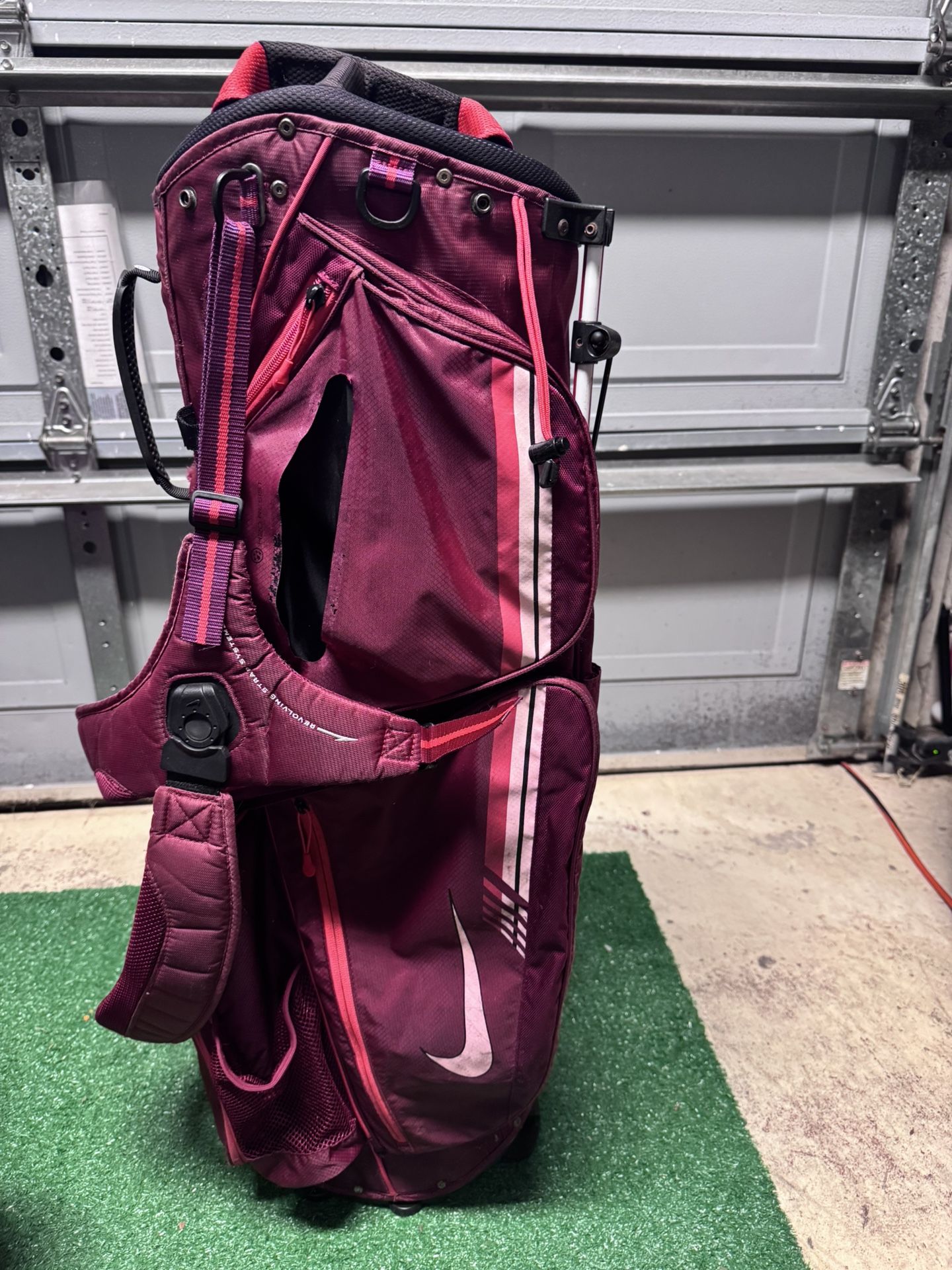 Nike golf bag red/white 8 way