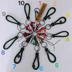 Air Jordan Sneaker Keychain with Box/Bag Gift Set