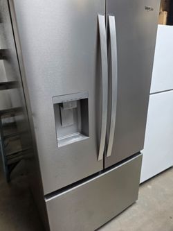 WHIRLPOOL FRENCH DOOR STAINLESS STEEL REFRIGERATOR