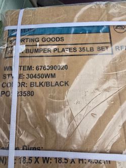 35lbs Bumper plates
