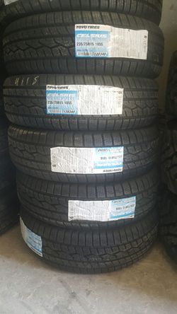 235/75R15 Toyo celcuis tires on sale