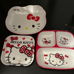 Hello Kitty Plates 