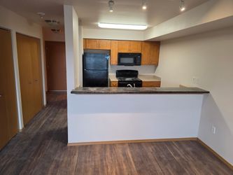 Oak cabinets