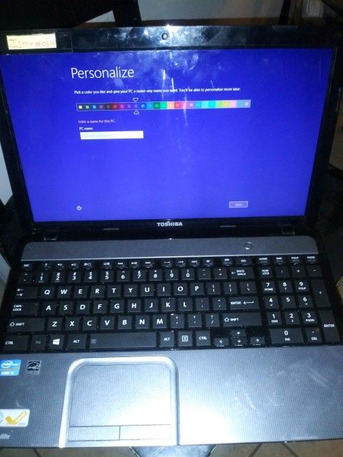 Toshiba laptop