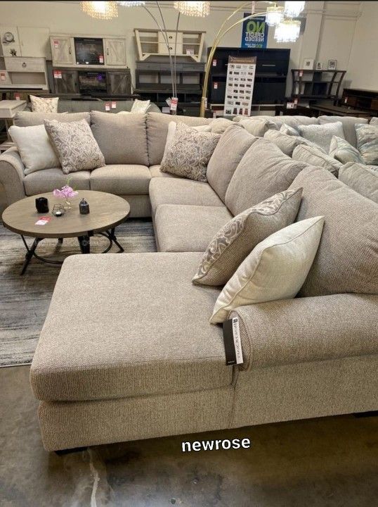 ✨️Same Day/ Next Day Delivery✨️Baranello Stone Sectional 
