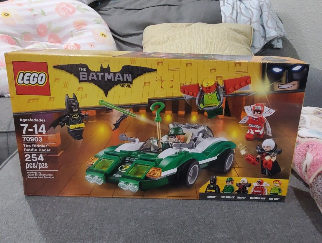 Lego batman , the riddler riddle racer