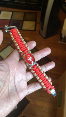 49ers Paracord Bracelet $5