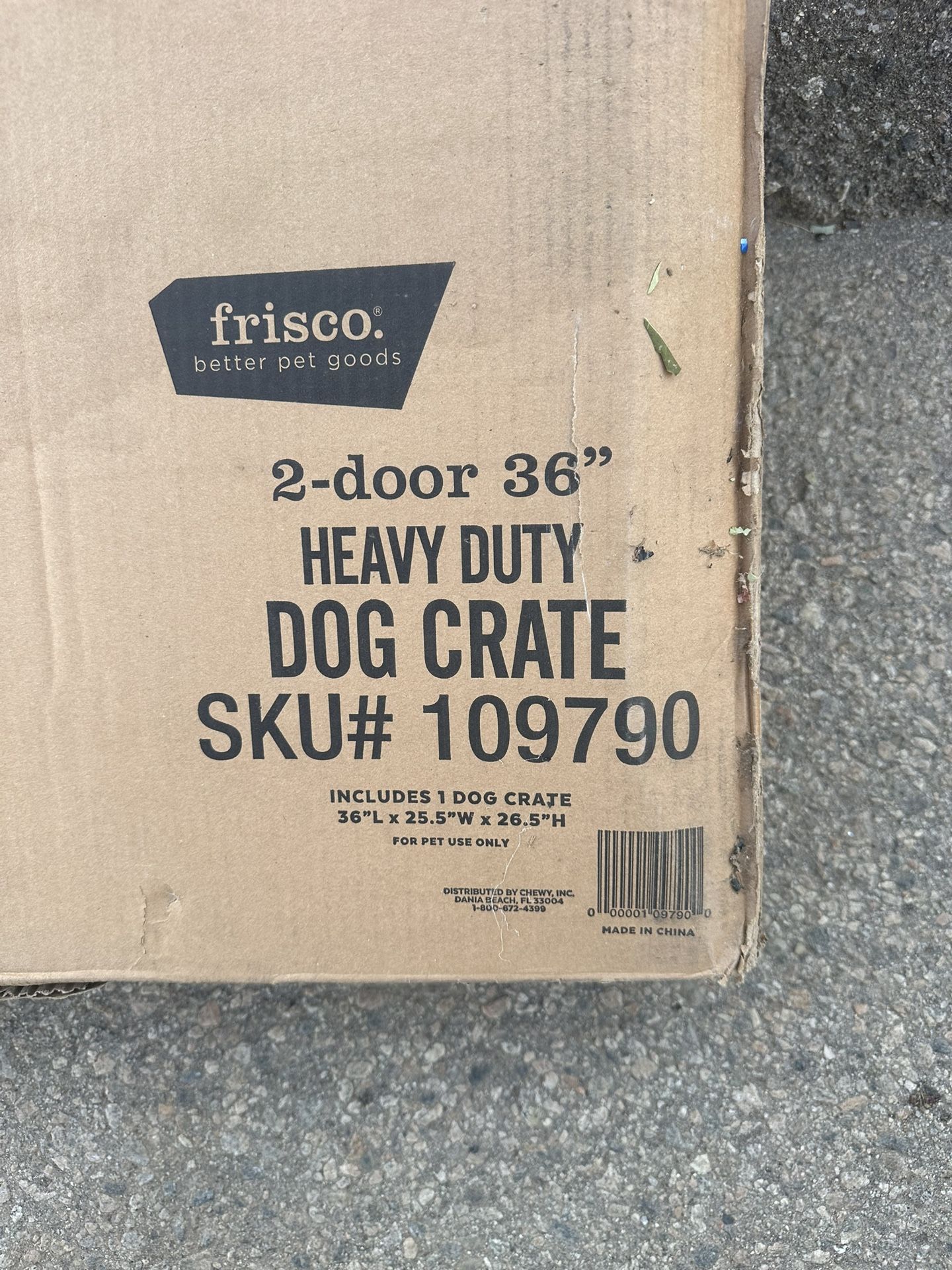 2 Door 36" Dog crate