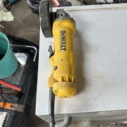 DeWalt corded angle grinder