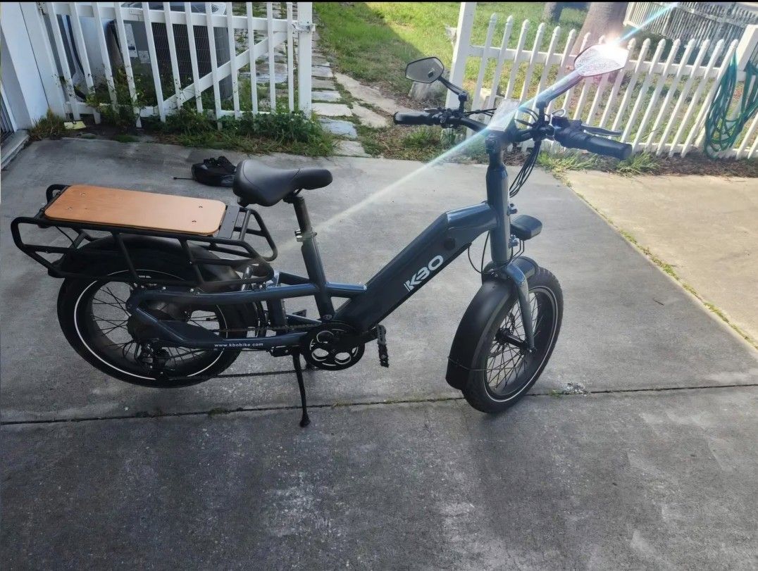 Cargo Electric Bike. 400lb 750 Watt Motor Used
