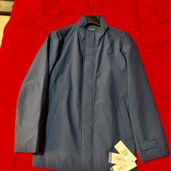 Dockers Navy Mens Raincoat size S
