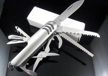 Wholesale Discount Multi Function 11 Feature Stainless Steel Pocket Tool