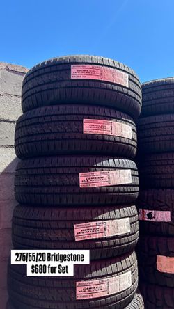275/55/20 New Bridgestone Tires available perfect for Truck,SUV and More!!