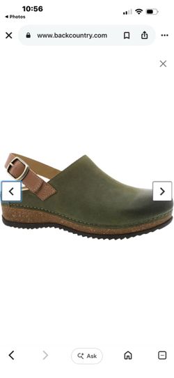Dansko Size 8 Corduroy Hunter Green