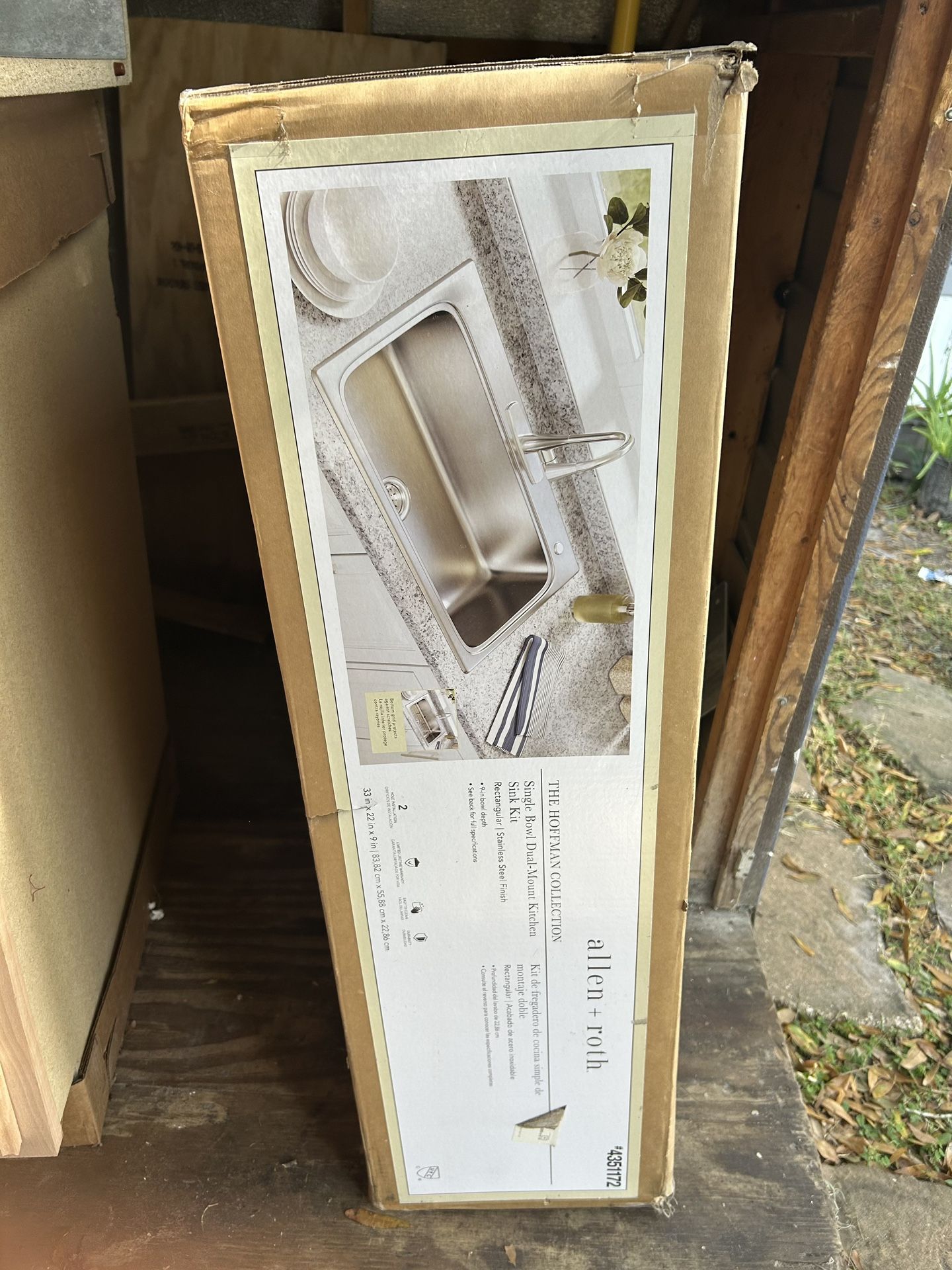 Allen + Roth kitchen Sink