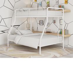 New In Box Twin Over Full Bunk Bed Mattresses Not Included