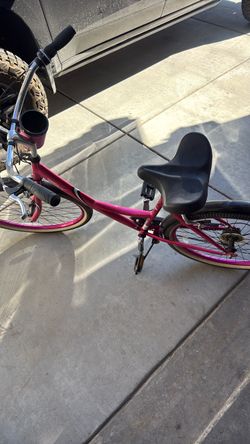 Pink woman Lowrider Cruiser Bicycle