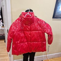 Selling A Red Calvin Klein Coat Size Large