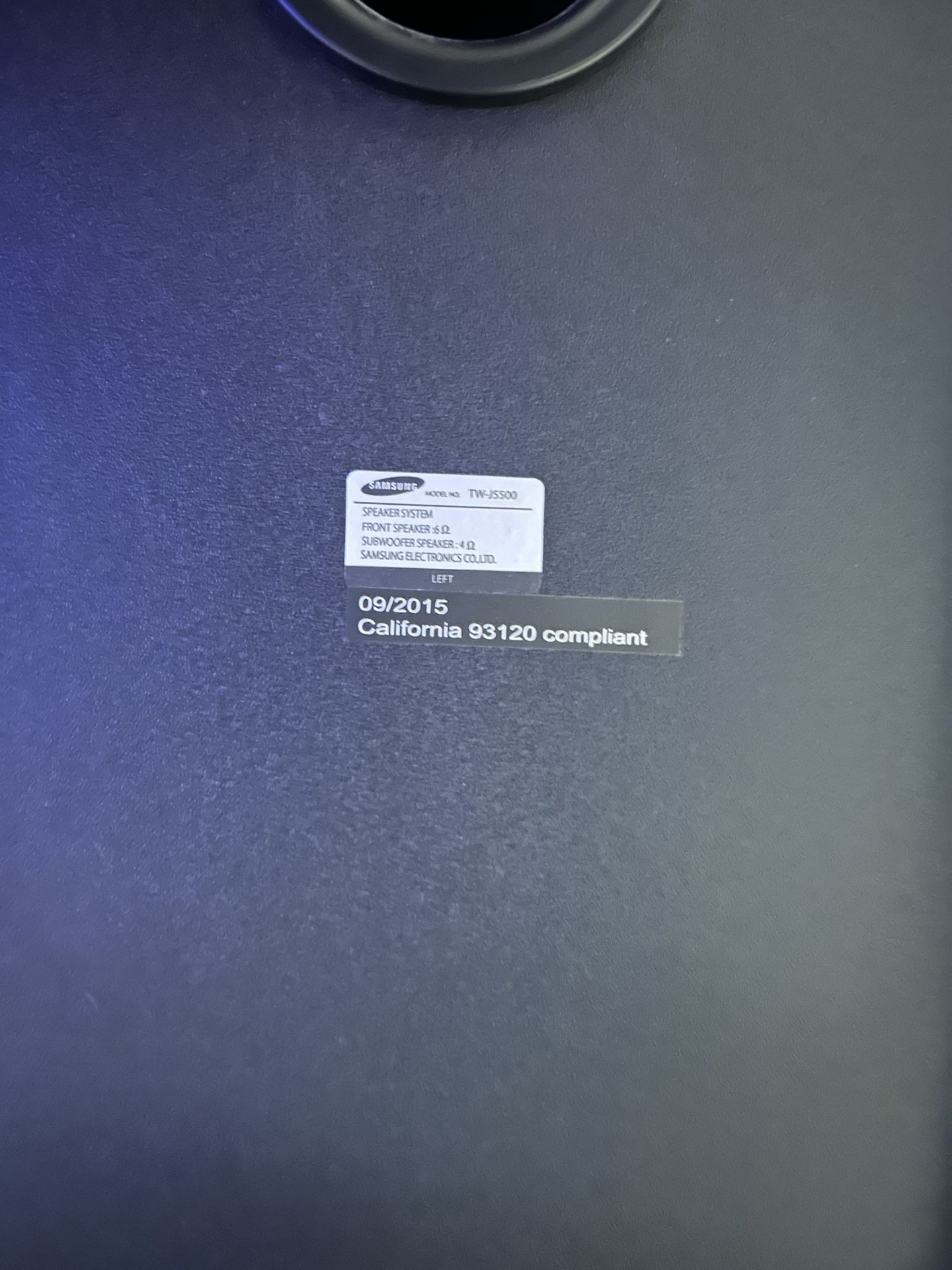 Samsung Standing Tower Speakers