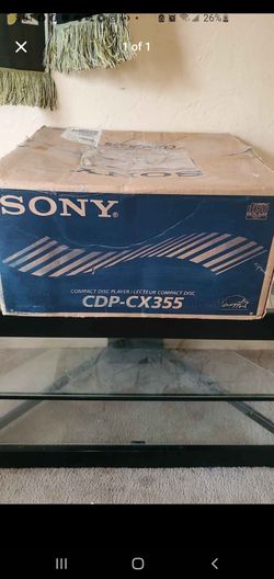 $75 Sony CDP-CX355 Compact Disc Player