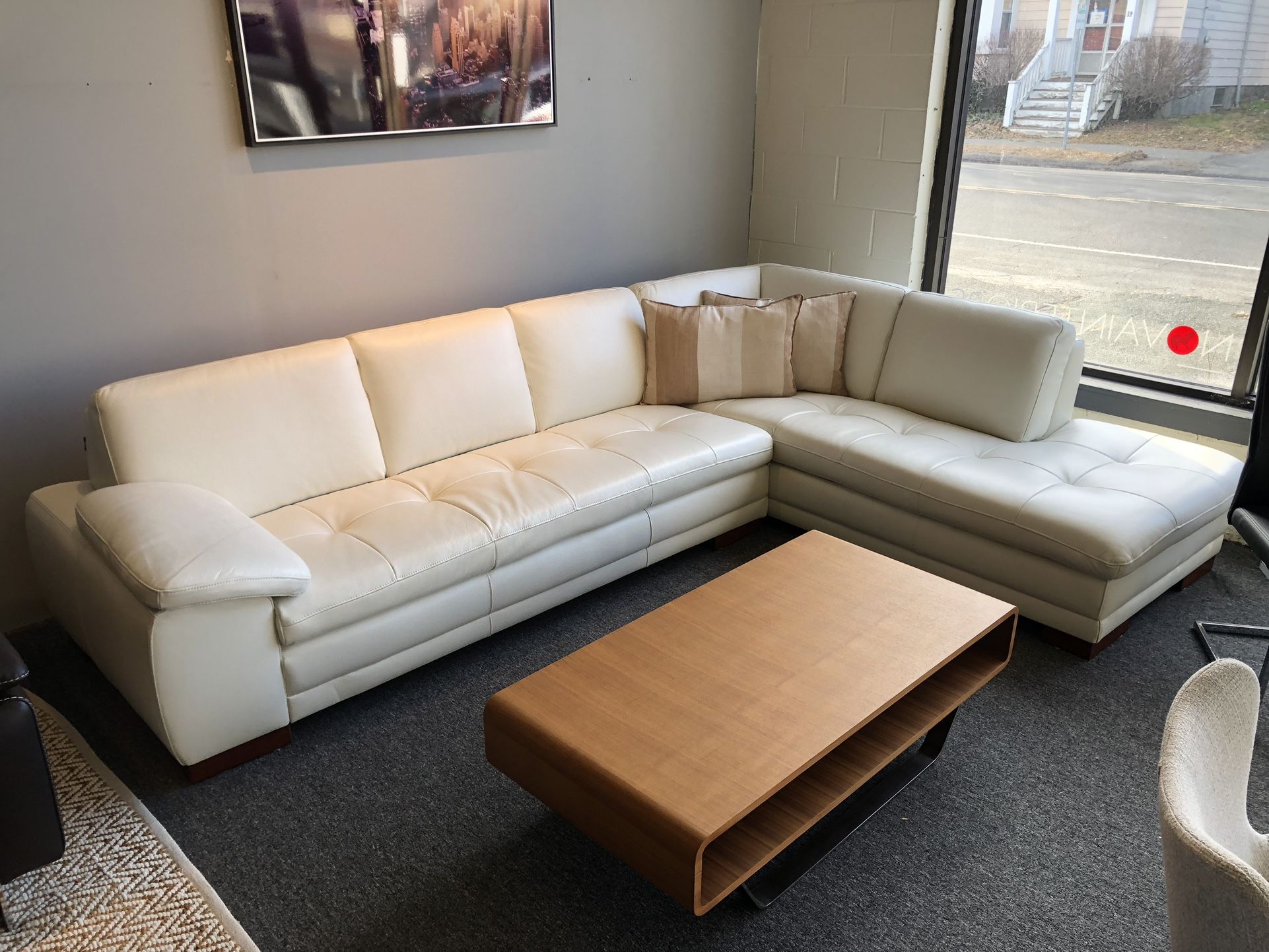 Premium Italian Leather Sectional