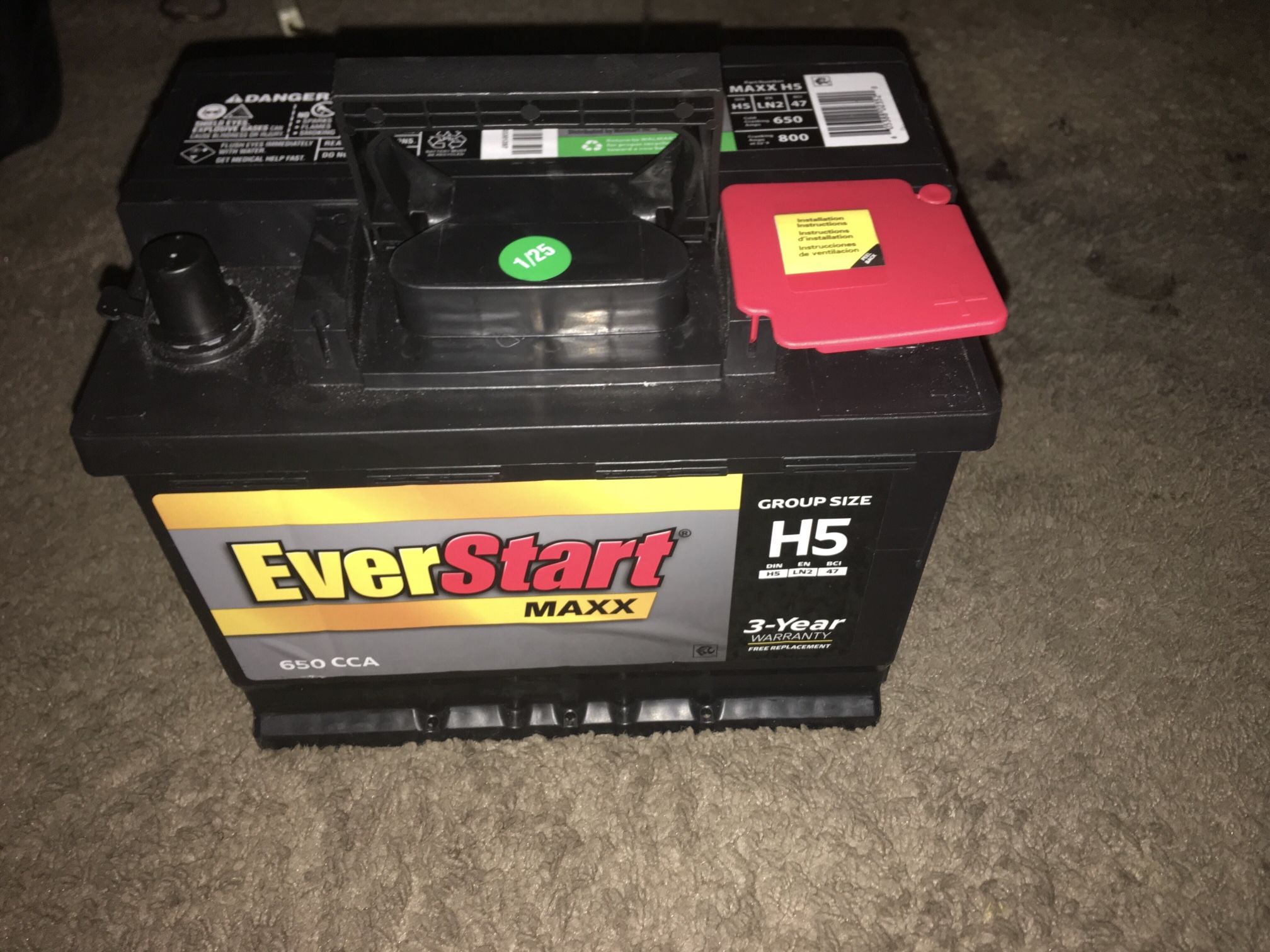 brand new H5 car battery ever start MAXX