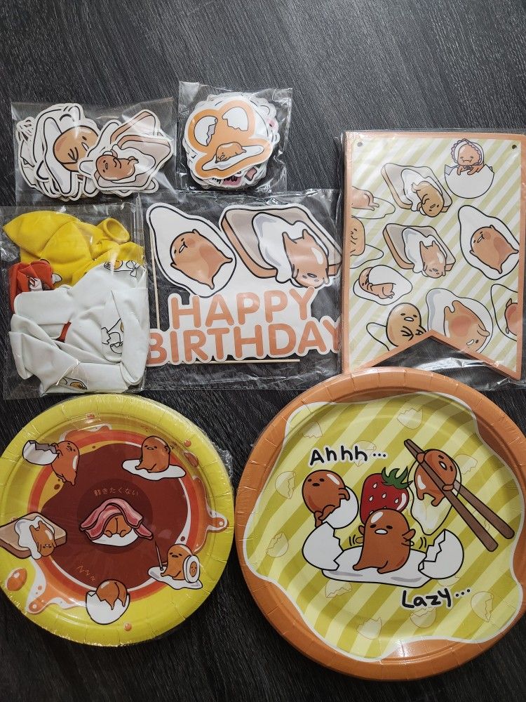 Gudetama Birthday Party Supplies
$$$12