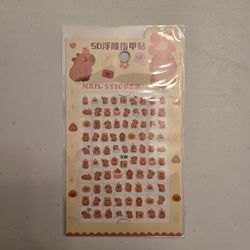Capybara Nail Stickers