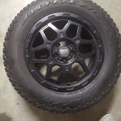 Sport Terrain 18" Rims (5x120mm) and Oversized Falken Wildpeak All Terrain Tires