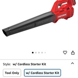 New Craftsman V20 Cordless Leaf Blower w/ Battery & Charger