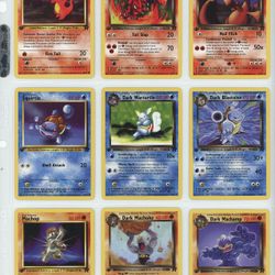 Pokémon TCG Lot – 9 Cards (Set 06) – LP to NM+