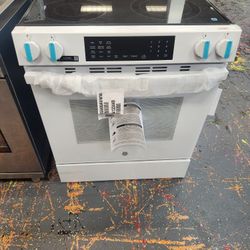 Sale Of The Day 1-26-26 Ge 30 Inch Slide In Electric Range Convection Air Fry White